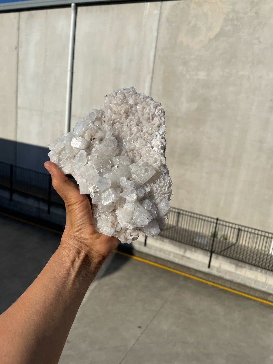 Apophyllite and Zeolite Cluster - C Apophyllite and Zeolite Cluster - C